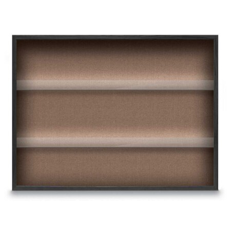 United Visual Products Outdoor Enclosed Combo Board, 48"x36", White Frame/White Porc & Pumice UVCB4836ODW-WHTPORC-PUMICE